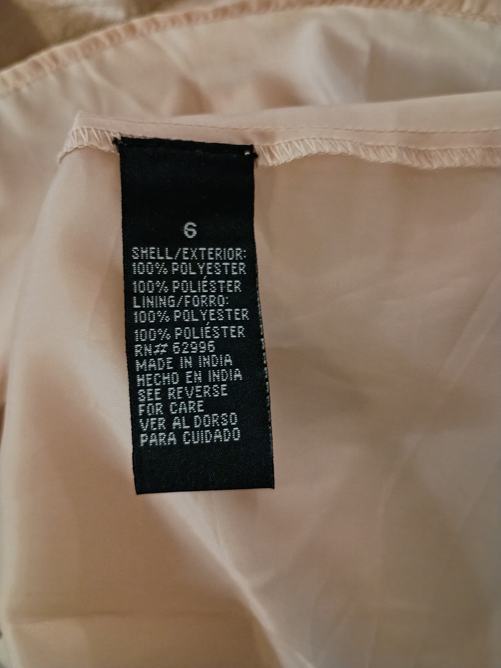 Scarlett Gold/Tan Sleeveless Back Out Tie Back & Flare Dress Size 6 NWT - Picture 12 of 14